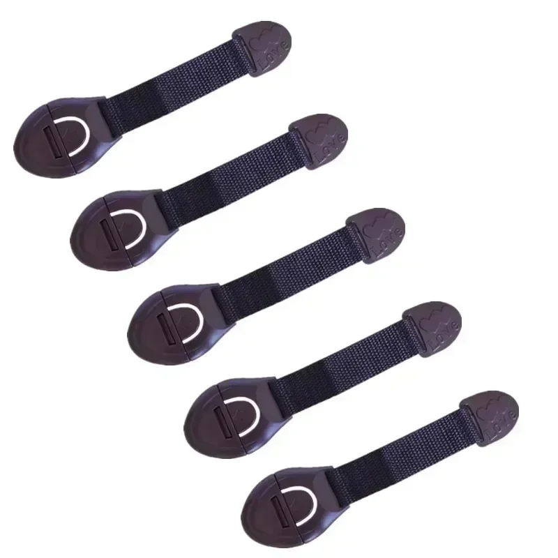 Cabinet Lock Child Lock Safety Lock Refrigerator Lock Refrigerator Door Lock Child Safety Protection Lock Cabinet Door Drawers Refrigerator Toilet Lock Baby Security Protector Protection Nylon Safety