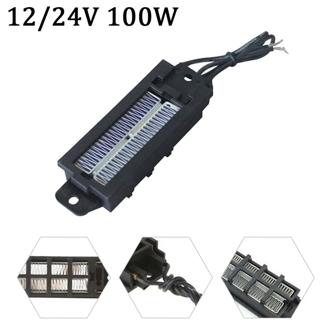 12/24 V -Os Szigetelt Elektromos Kerámia Termosztatikus Ptc Fűtőelem Légmelegítő Hely 55X22 Mm - Image 3