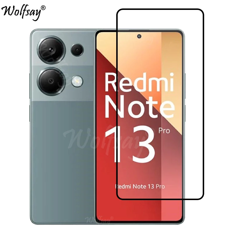 Tempered Glass For Redmi Note 13 Pro 4G Screen Protector Redmi Note 13 Pro 4G Global Camera Glass For Redmi Note 13 Pro 4G Glass