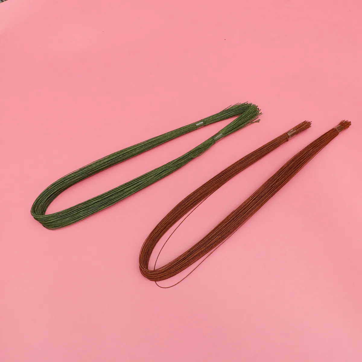 1세트 꽃꽂이 용품 키트 종이 코팅 와이어 3롤 신축성 있는 논블리드 꽃테이프 DIY 꽃다발용
