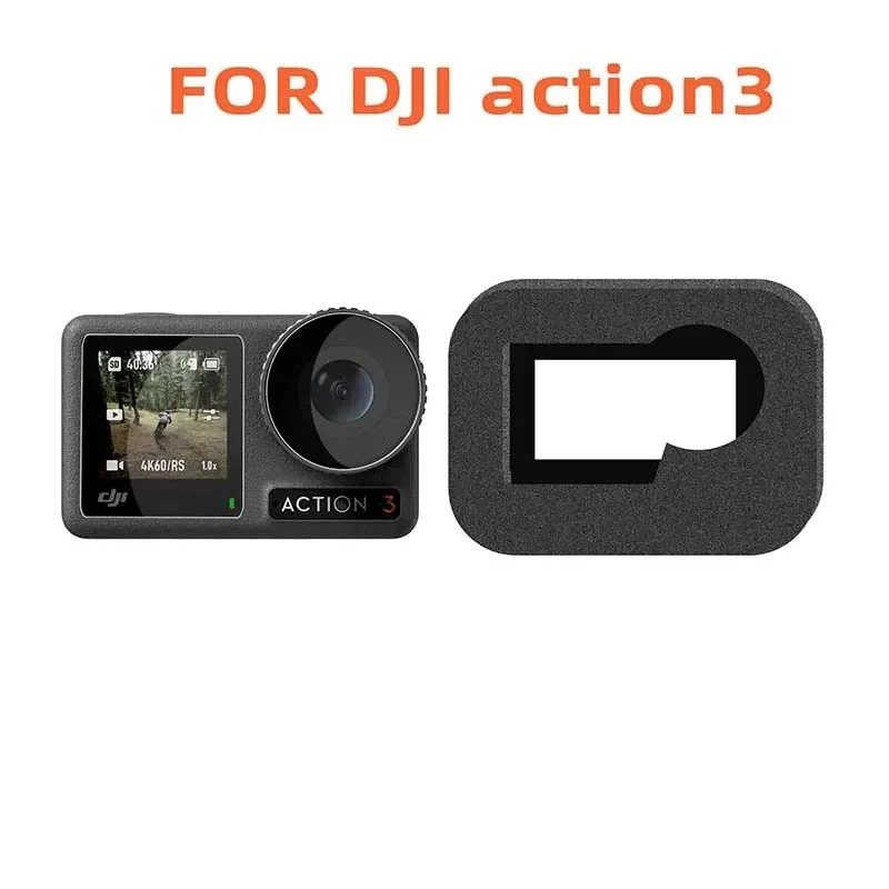 Ação Espuma de Alta Densidade Pára-brisa Redução de Ruído Case Esponja para Dji Osmo Ação Esportes Acessórios da Câmera