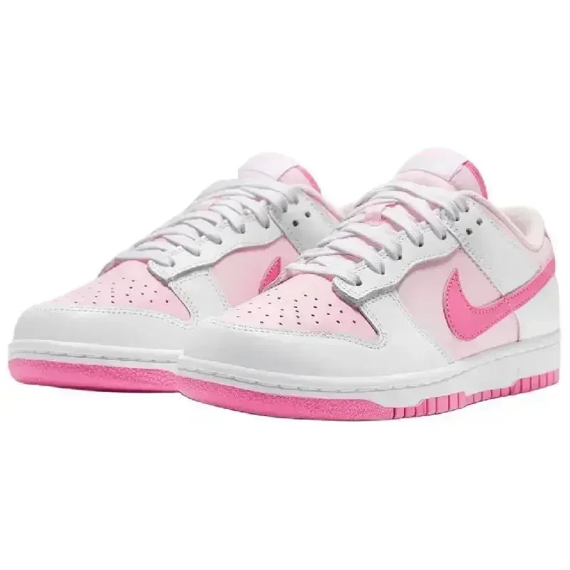 Nike Dunk Low Pink Foam Women's Skateboarding Sneakers Low-Top White/Pink