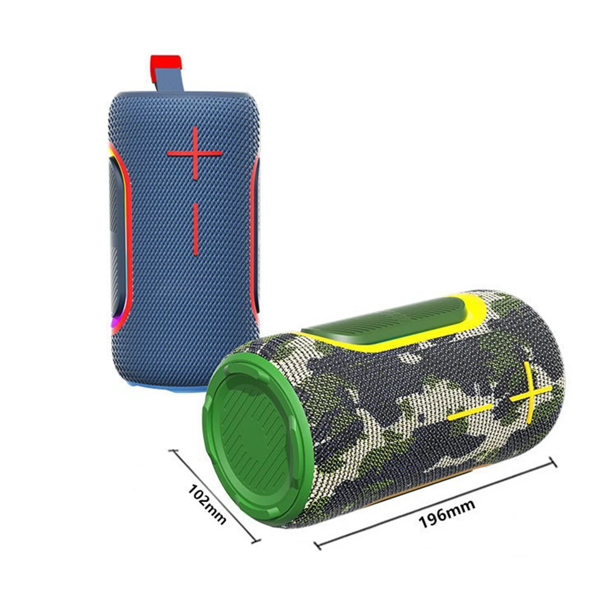 Powerful Portable Bluetooth Speaker With Stereo Bass Subwoofer_voghion.com