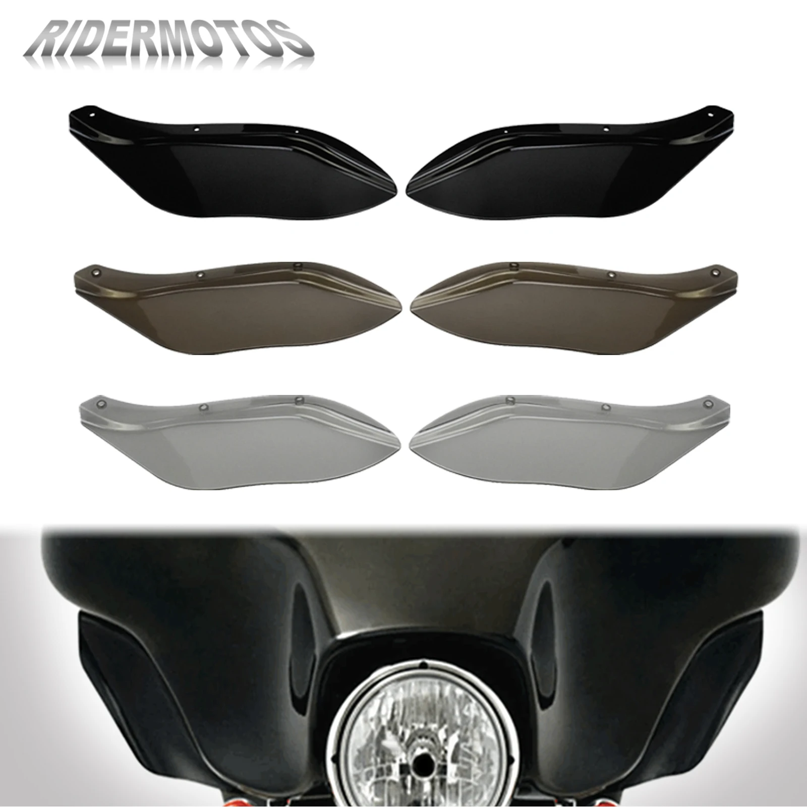 

Motorcycle ABS Fairing Air Deflector Side Wing Windshield For Harley Touring Electra Street Glide FLHR FLHT FLHX 1996-2013