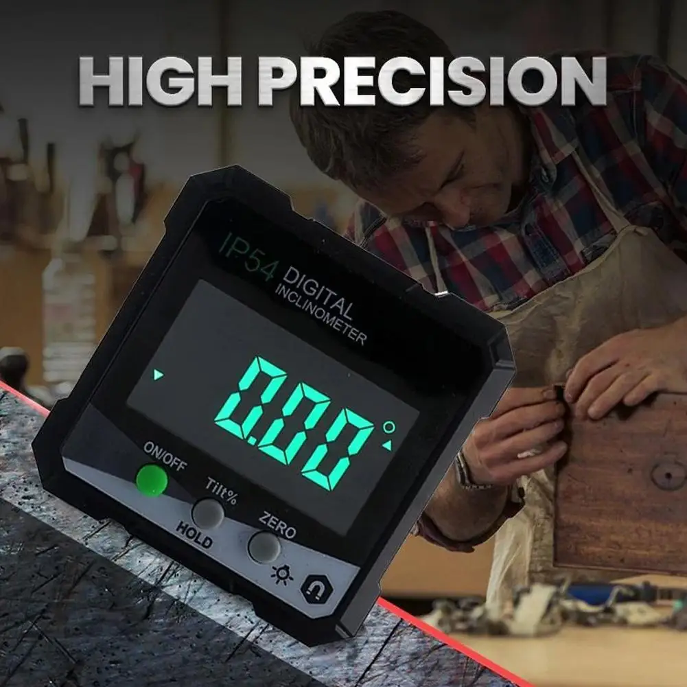 New 360 Degree Micro Electronic Digital Goniometer Inclinometer Goniometer Measuring Box With LCD Digital