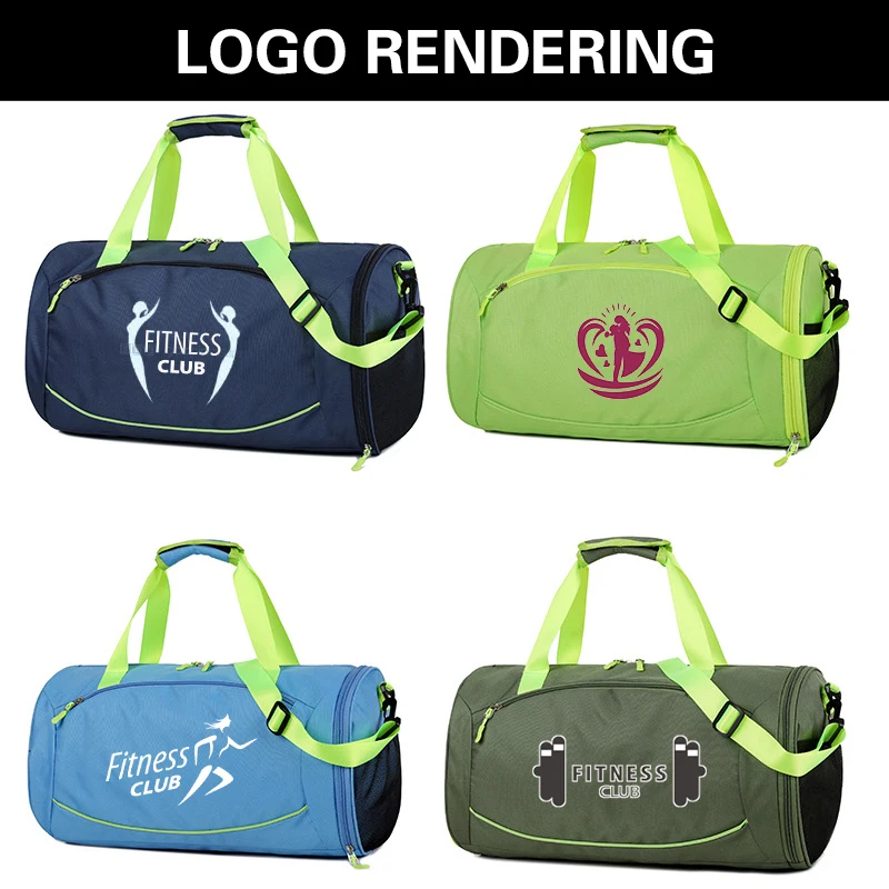 Personalized Fitness Bag Large Capacity Men's And Women's Sports Training Bag Football Printed Name