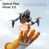 EBOYU XD1 PRO RC Drone 2.4Ghz WiFi FPV 4K HD Dual Cams Switchable Optical Flow Hover Alloy Material RC Drone Quadcopter Toys RTF 4