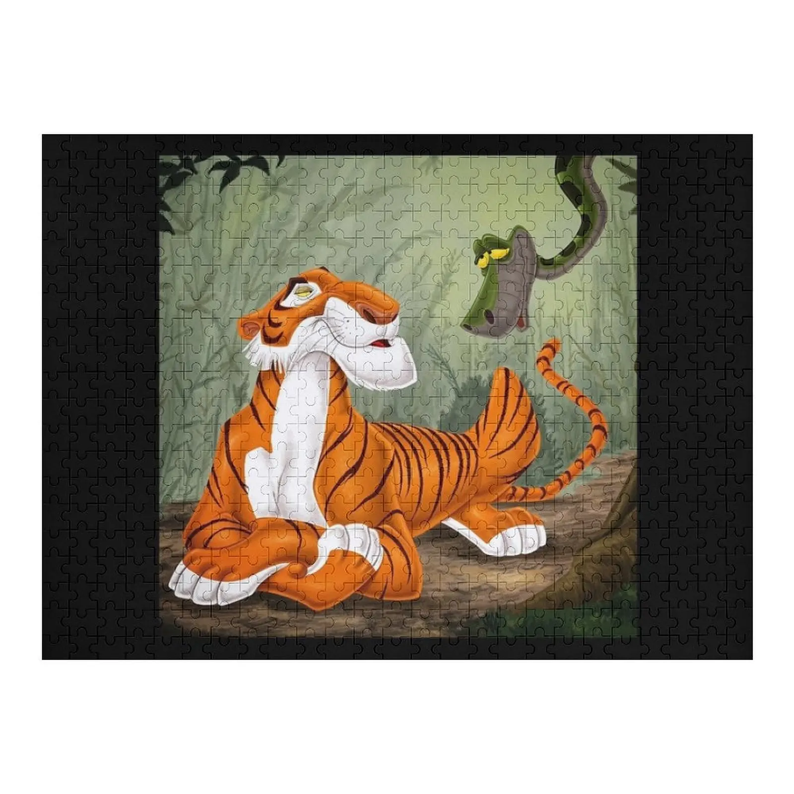 

tiger and snack Jigsaw Puzzle Personalized Personalized Gift Married Custom With Photo Puzzle