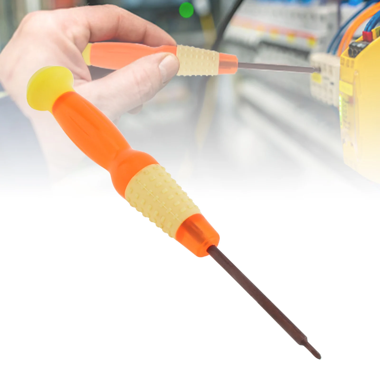 2.0mm PP+TPR Materials Mini Insulated Screwdriver Magnetic Tip Mini Electrician Slotted Screwdriver