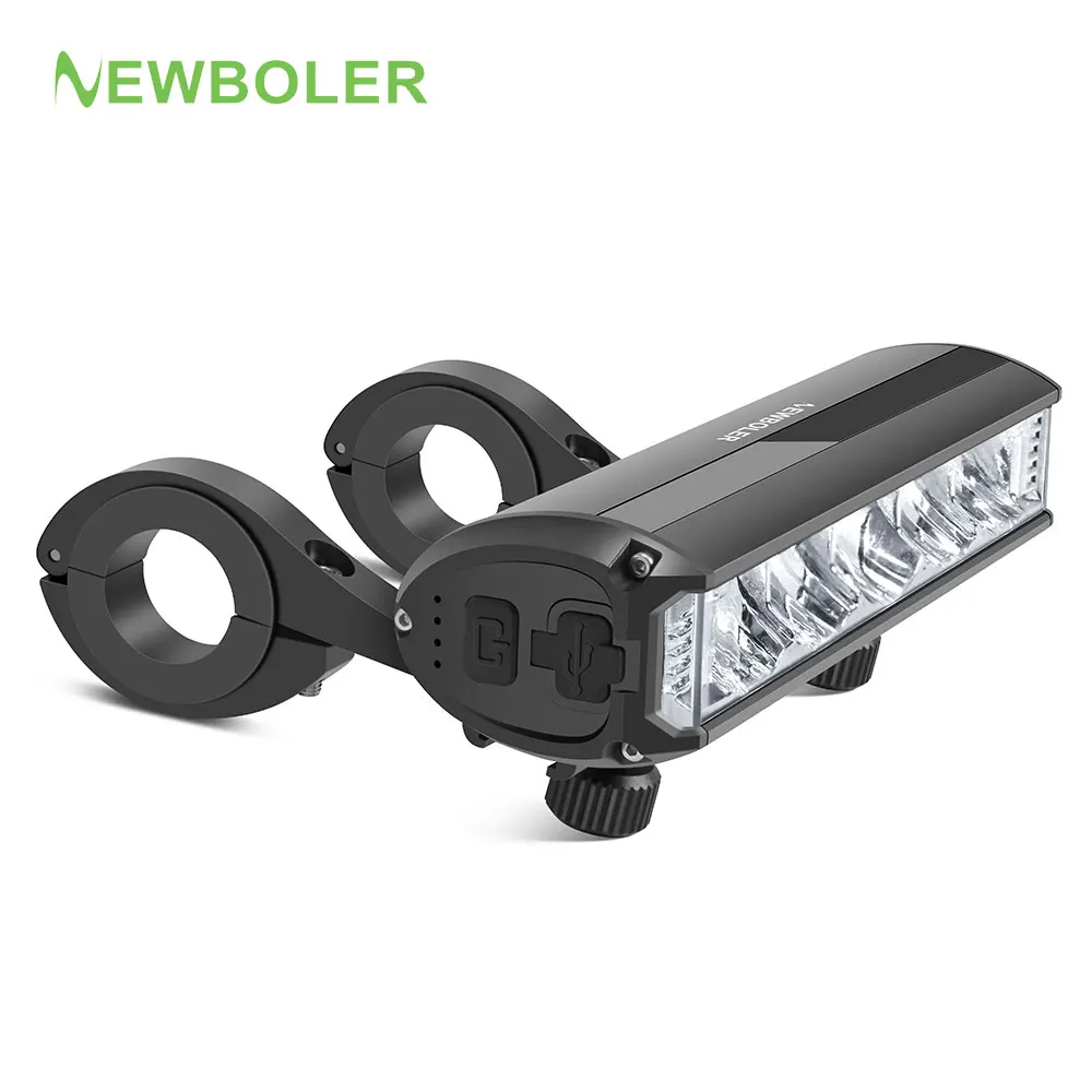 Lampe Frontale Vélo Puissante 10000mAh USB étanche IPX5 Aluminium