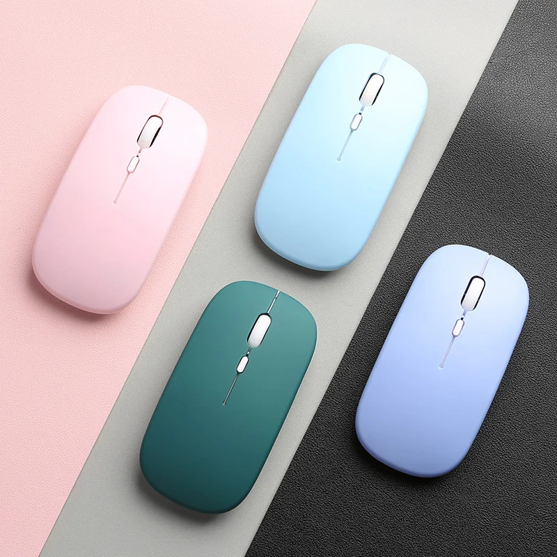 노트북 PC 컴퓨터 배터리 용 블루투스 마우스 iPad 용 초박형 무선 마우스 삼성 화웨이 레노버 안드로이드 윈도우 태블릿