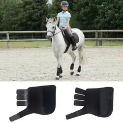 4pcs/set 3 Size Horse Sport Boots Set Colorful Durable Medicine Brushing Boots Easy To Wear Comfortable Front Hind Legs Guard