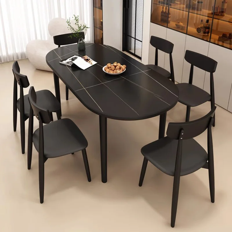 

Wood Restaurant Dining Table Coffee Desk Oval Center Salon Dining Tables Livingroom Study Office Mesa Plegable Patio Furniture