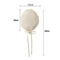 Cloth Balloon Ornament Soft Cloth Balloon Wall Hanging Decoration for Room Kids Bedroom Fabric Ornament Pendant for Newborn Baby 1