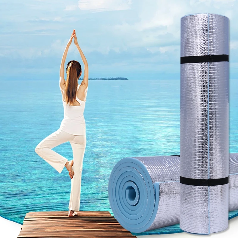 EVA Yoga Mat 6mm Thick for Exercise Gym Fitness Workout and Camping