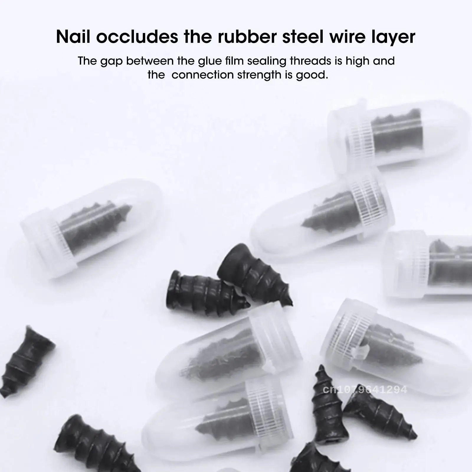 

S/L Size Self-repair Tires Repair Membrane Nail: Electric Bike And Motorcycle Tubeless Tire Repair Nails Free Rubber Nails