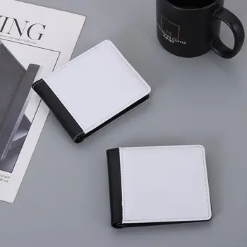 Portafoglio in pelle PU con sublimazione di nuovo stile Portafoglio in pelle PU per donna Uomo Portafoglio multi porta carte regalo fai da te per viaggi di lavoro