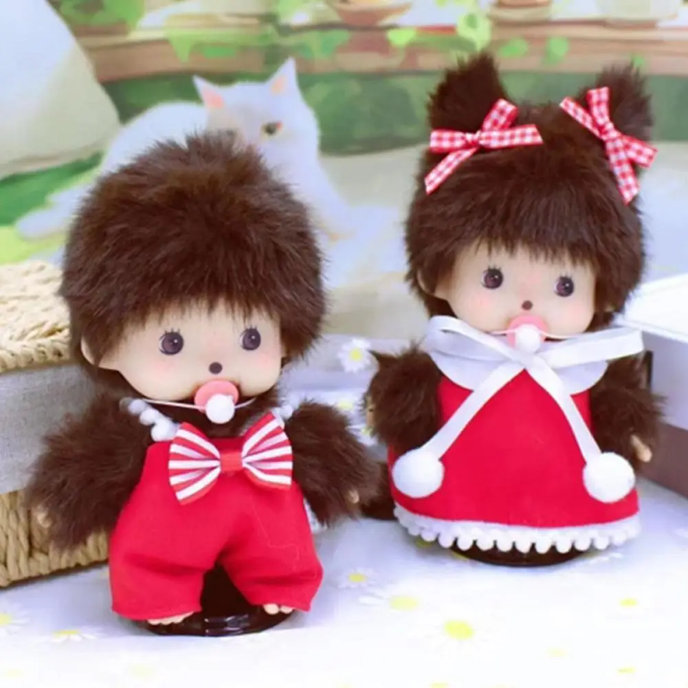 15cm PP Cotton Material Mongolian Monkey Monchi Cute Plush Toy Soft Comfortable Excellent Elasticity Children Birthday Presents plush toy plush doll toy plush doll