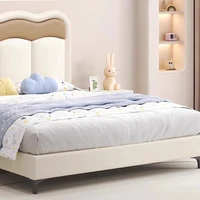 Cadres de lit européens pour enfants filles, chambre Queen Teens, tête de lit pour deux personnes, lit 180x200, rembourrage 120x200, meubles de maison Doble 4