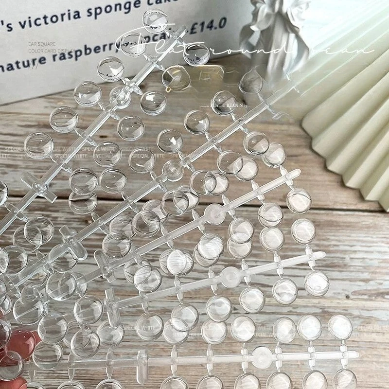 120개 네일 폴리쉬 디스플레이 스탠드 원형 네일 컬러 스와치 비드 양면 스티커 네일 폴리쉬 젤 스와치 디스플레이 컬러 차트