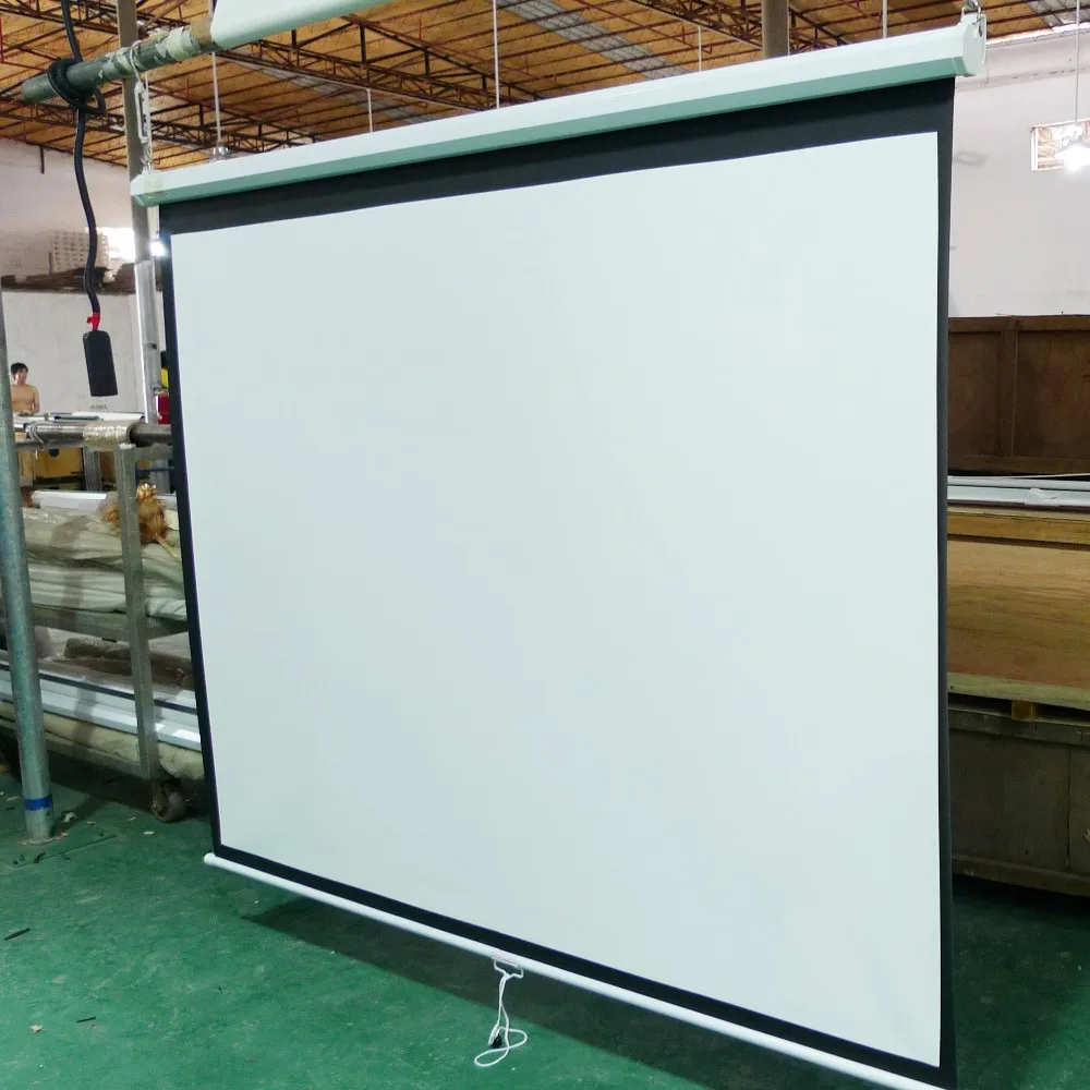 Telon 3D Cheaper Price With High Quality Pull Up/pull Down Projector Screen Manual Movie Screen For Home Cinema factory price cabinet size 500mm 1000mm high quality indoor rental curved led display screen