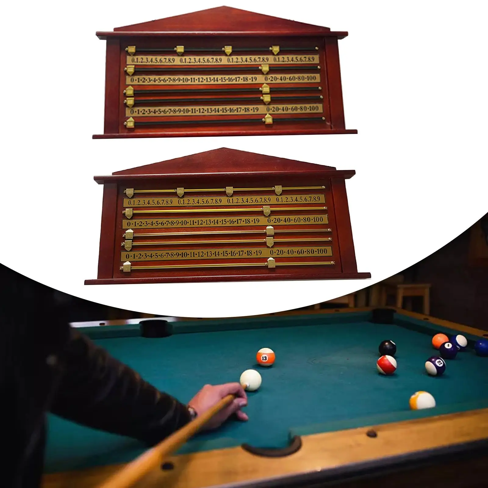 Snooker Billiard Score Board, Shuffleboard Scoreboard Scoring Club Accessories, Snooker Scoreboard Billiard Score Keeper