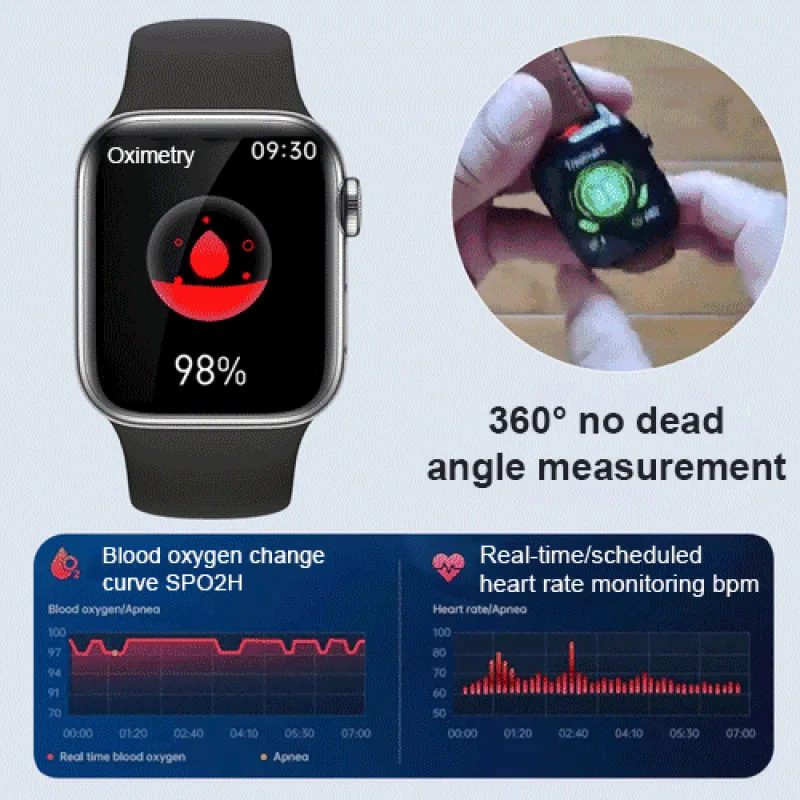 혈압 ECG PPG 스마트 스포츠 워치, 스마트 측정 시계, 실시간 건강 모니터