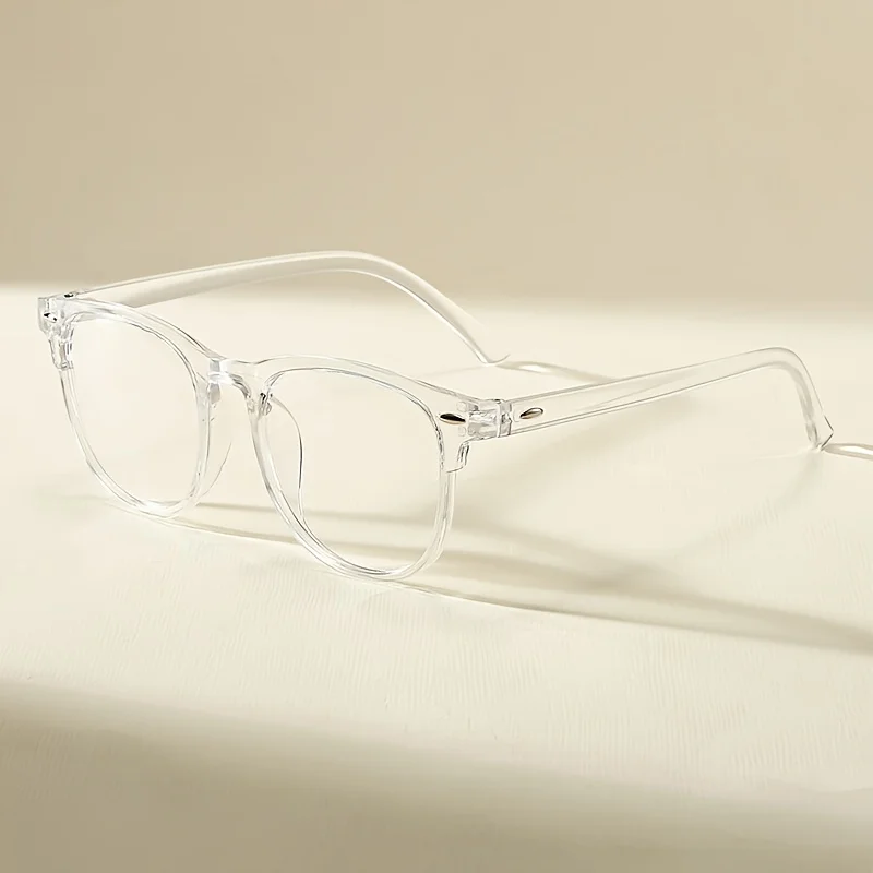 Classic Unisex Retro Fashion Glasses with Transparent Lenses