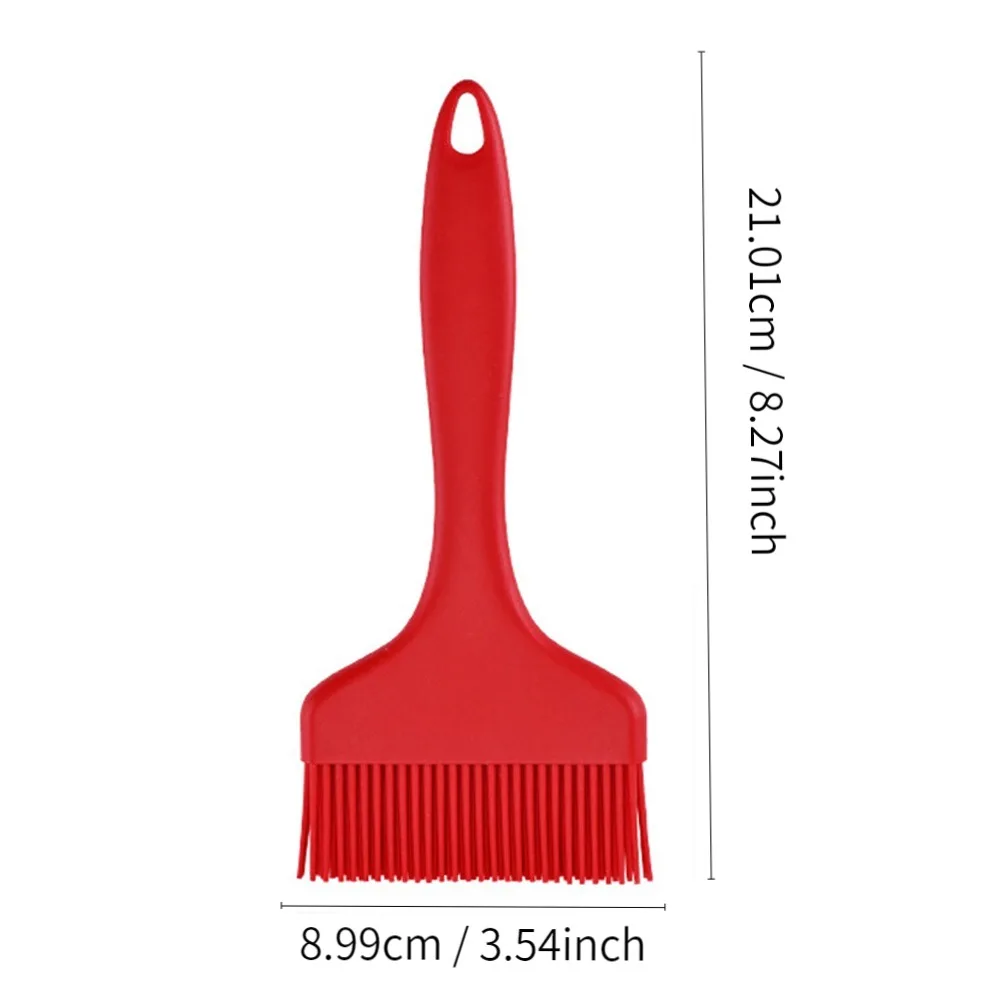 Extra Wide Basting Brush Practical Large Silicone BBQ Pastry Brush Red Dishwasher Safe Kitchen Brush Cooking Grilling Baking images - 6