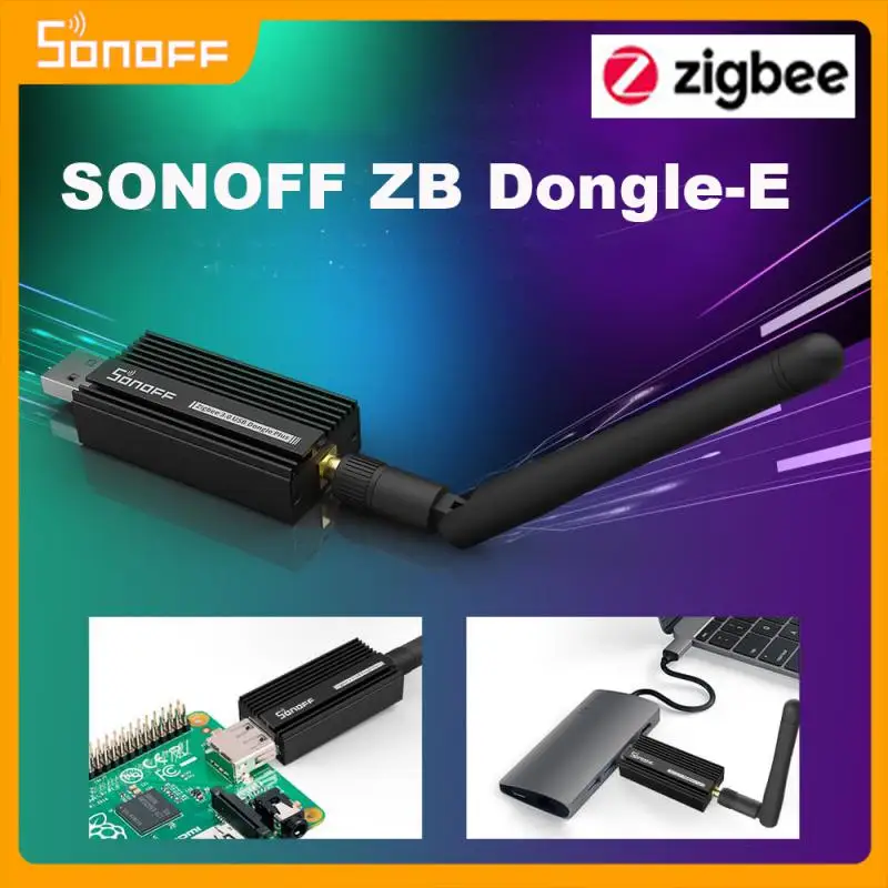 Sonoff Zbdongle-E Zigbee 3.0 Usb Dongle Universale Zigbee Gateway Tramite Zha O Zigbee2Mqtt Supporto Sonoff Zbmini S26Zbr2 Basiczbr3