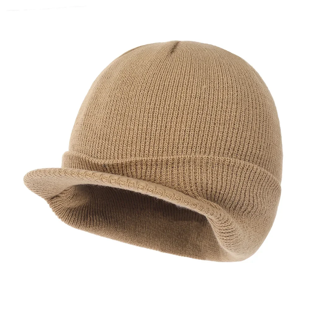 

Oversize Warm Solid Winter Hats for Women Men Knitted Baggy Beanies Outdoor Ski Slouchy Chic Sport Ear Warmer Visor Caps