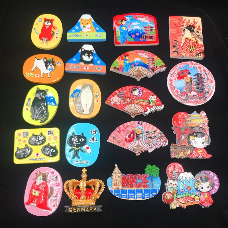 

Japan Shiba Inu Fujiyama Ninja Fan Refrigerator Magnets Refrigerator Magnets Creative Gourmet Refrigerator Magnets Home