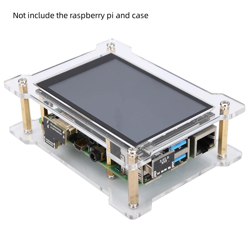 Tela de Toque Capacitiva para Raspberry pi Modelo b 3b Mais Usb Hdmi Display Lcd 3.5 480x320 Novo - Imagem 3