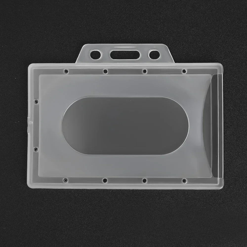 20/10/5/1 Uds. Etiqueta de identificación esmerilada transparente, soporte para tarjeta de nombre, funda de tarjeta de plástico transparente Premium para Protector de tarjeta de personal de enfermera
