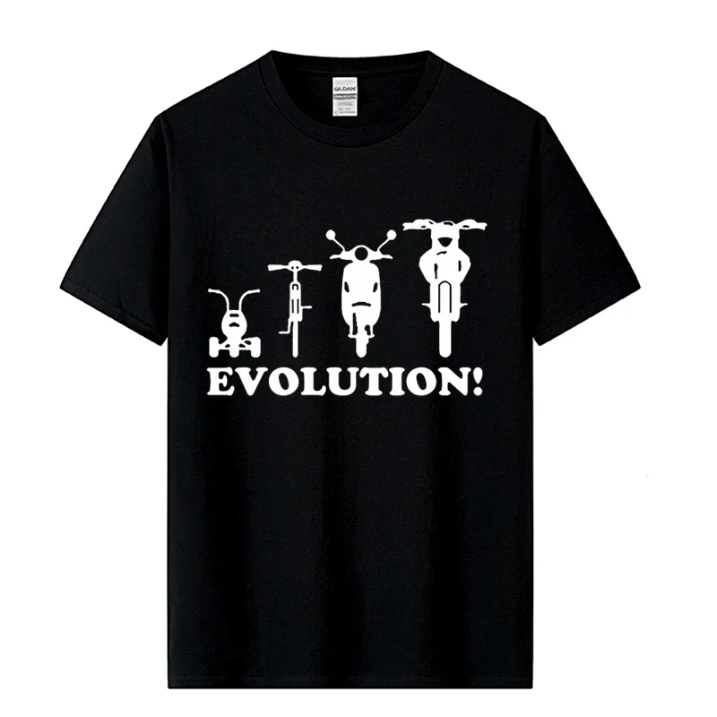 

Новинка Молодежная Футболка Эволюция трехколесного велосипеда мопеда мотоцикла