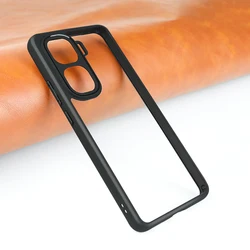 Enhanced Protective Soft TPU Frame Phone Case with PC Bumper Shield for China Version (Black)