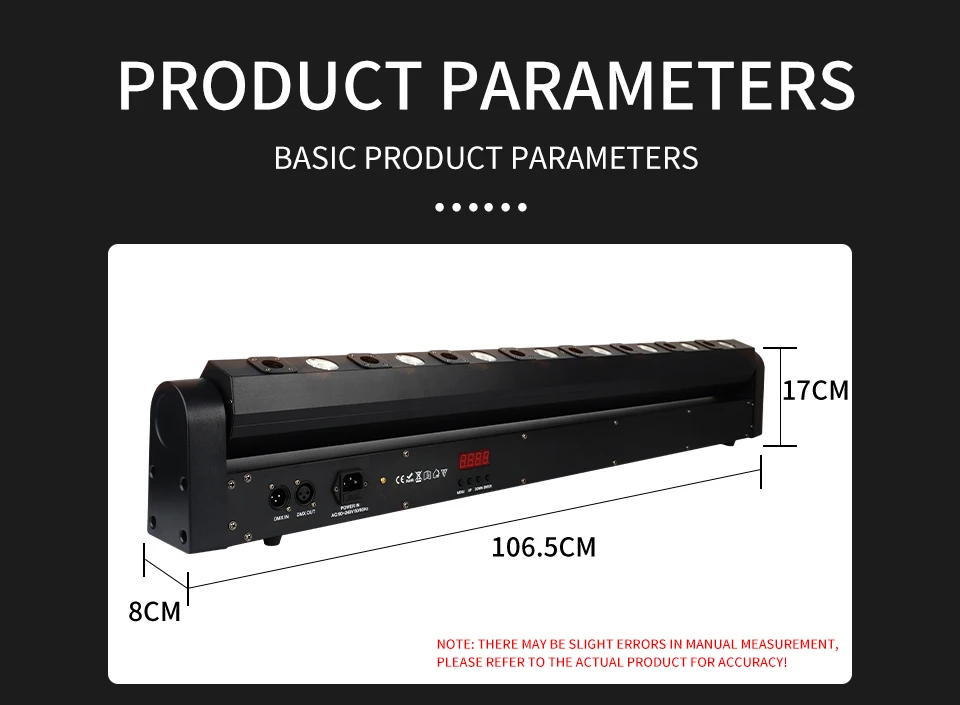 Stage 8+8 Eyes DJ Professional Laser Light Led Single Red Laser Projector DMX512