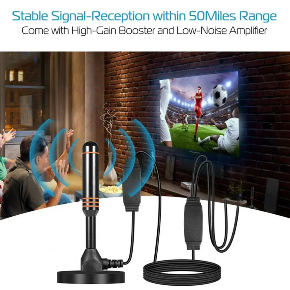 

Professional Digital TV Antenna Lightweight Indoor TV Antenna Multi-use HDTV Digital Box Indoor Antenna Signal Reception