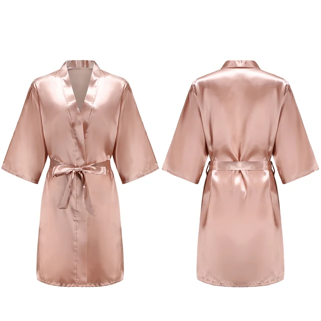 104964-89ba6e.jpg Robes courtes et soyeuses pour femmes, en Satin, pour demoiselle d'honneur, fête de mariée, vêtements de nuit