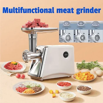 800W Electric Meat Grinder Heavy Duty Grinder Kitchen Electric Meat Chopper Stuffer Maker Food Processor Electric Meat Slicer 1