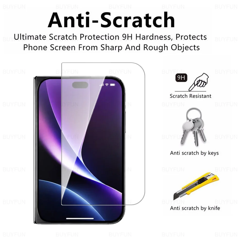 Enhanced Back Protective Glass Cover - Premium Tempered Outer Screen Protector