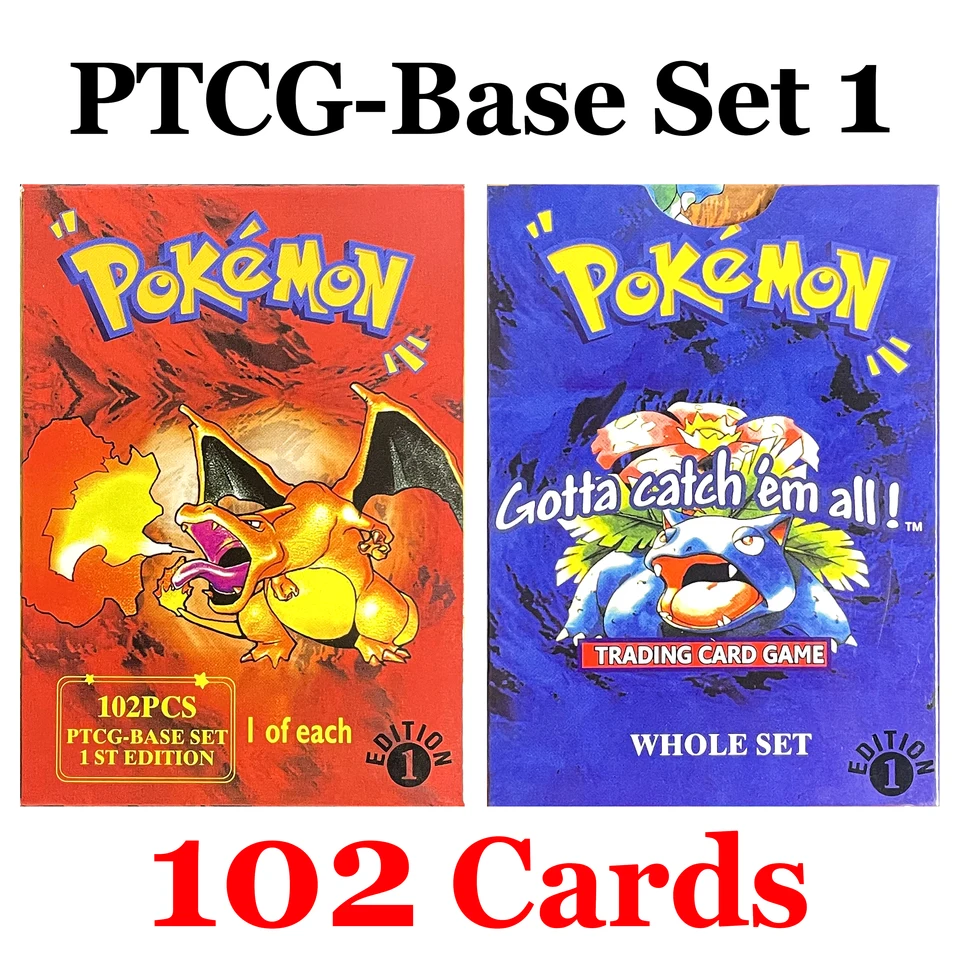 Brand New Packaging PKM Cards 1st Edition Base Set1 Alakazam1