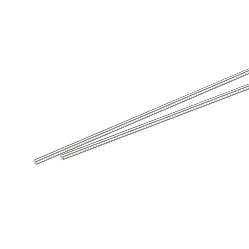 10pcs 304 Stainless Steel Solid Round Rod Diameter 1.6mm Lathe Bar for DIY Craft Tool 100/150/200/250/300/350/400/450mm Length linear shaft rod steel round rod