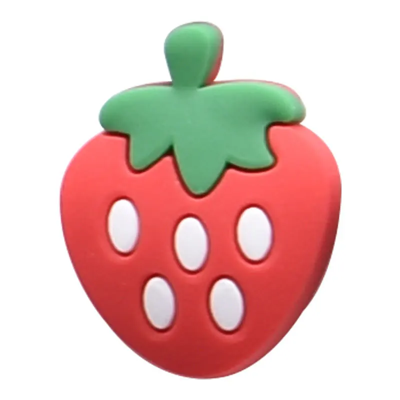 Avocado-Themed PVC Shoe Charm for Sandals and Accessories