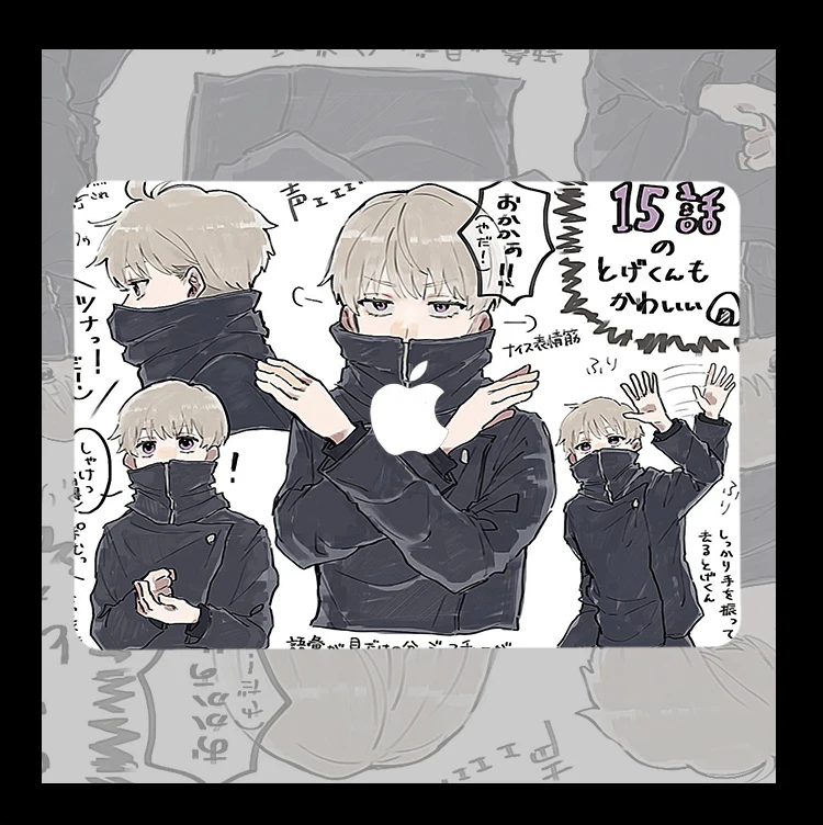 Inumaki Toge Anime Jujutsu Kaisen Per Apple Macbook Air 15 13 M2 M1 Pro 13 14 16 Mac Hard Shell Retina A2681 A2337 A2338 Laptop