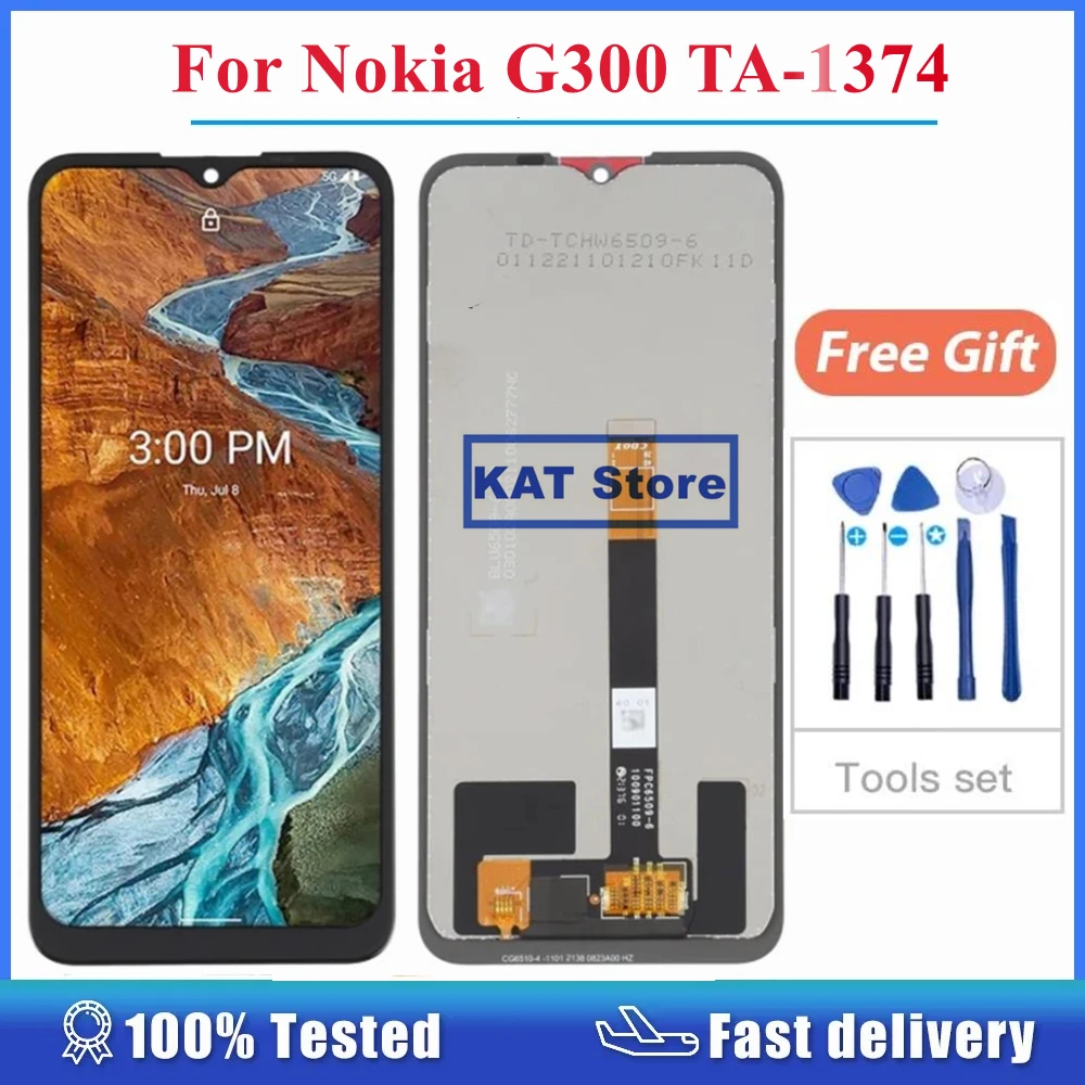 

Original Tested For Nokia G300 G3-00 TA-1374 LCD Display With Touch Screen Digitizer Full Assembly With Repair Tools