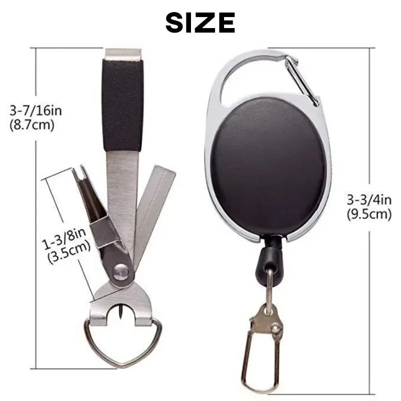 Fishing Quick Knot Tying Tool Fast Line Cutter Nippers Snip Fly Clippers Stainless Steel Portable Scissor Tackle