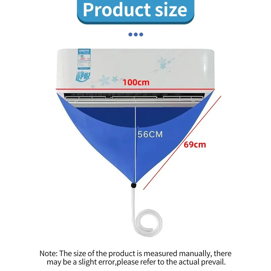 Air Conditioner Cleaning Bag Air Conditioner Cleaner Air Conditioner Cleaning Kit Waterproof Drain for Washing Conditioning Water drain-pipe Ac Cleaning Kit 1/5/7pcs