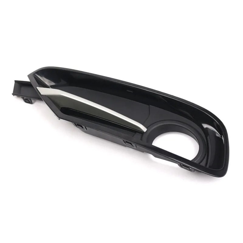 BMW 320i 2013-2015 Front Left Fog Light Cover - Black ABS Lower Bumper Insert