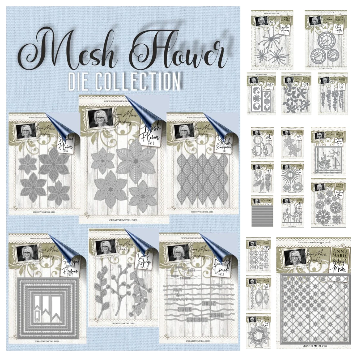 금속 절단 다이 DIY 메쉬 꽃 다이 컬렉션 스크랩북 종이 카드 장식 공예 엠보..
